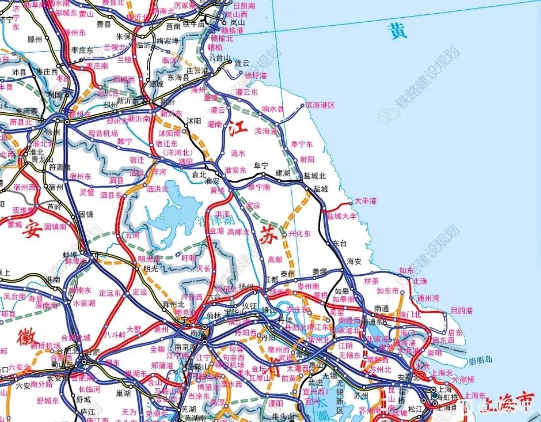 盘点南通地区(大市范围内)铁路(高速,快速,城际,普速,市域线)建设规划