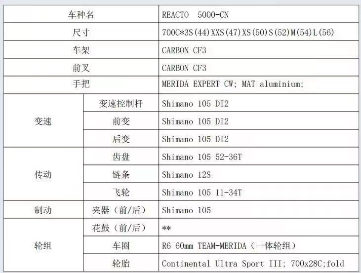 美利达瑞克多4000配置图片