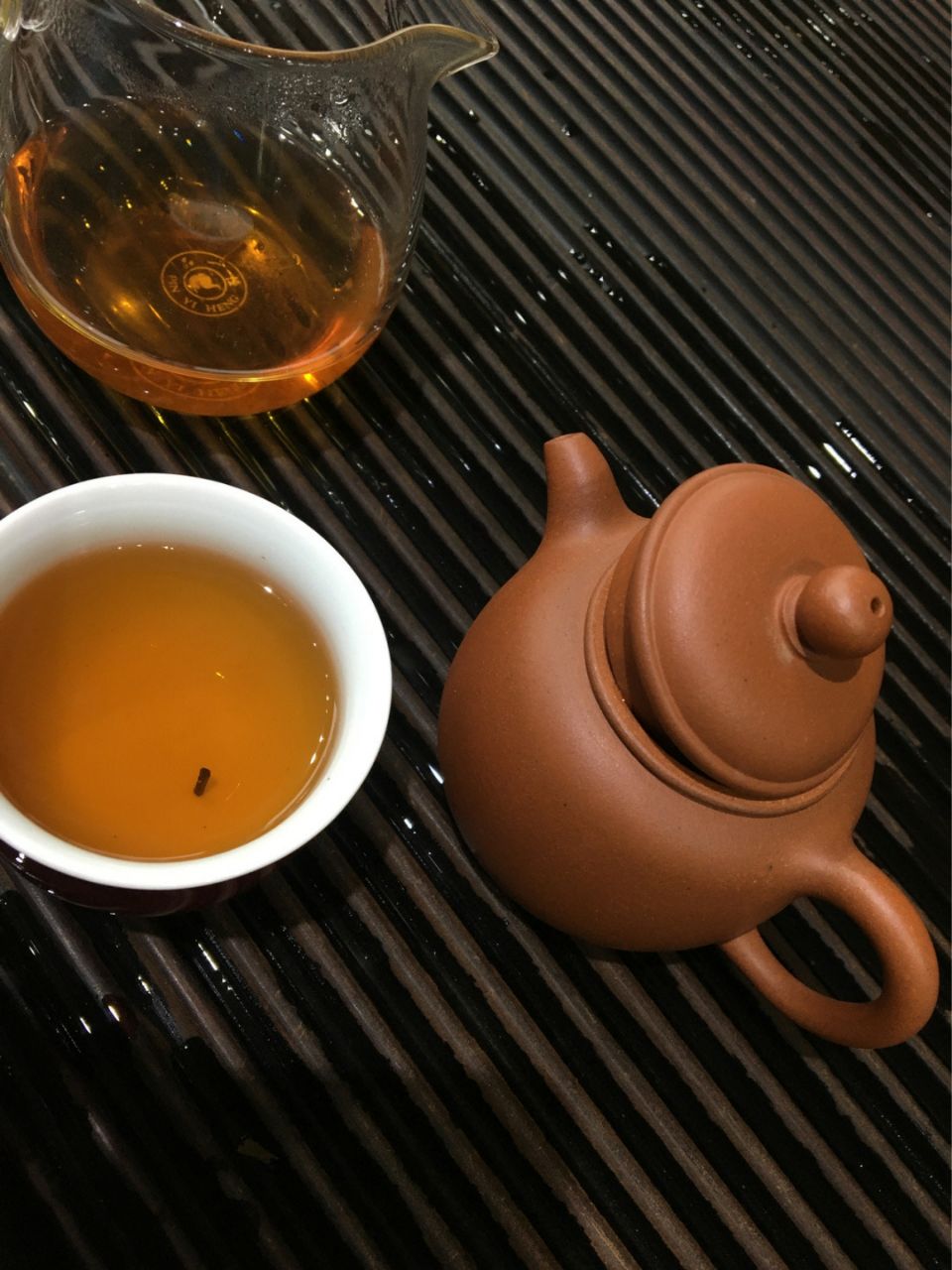 深夜喝茶.