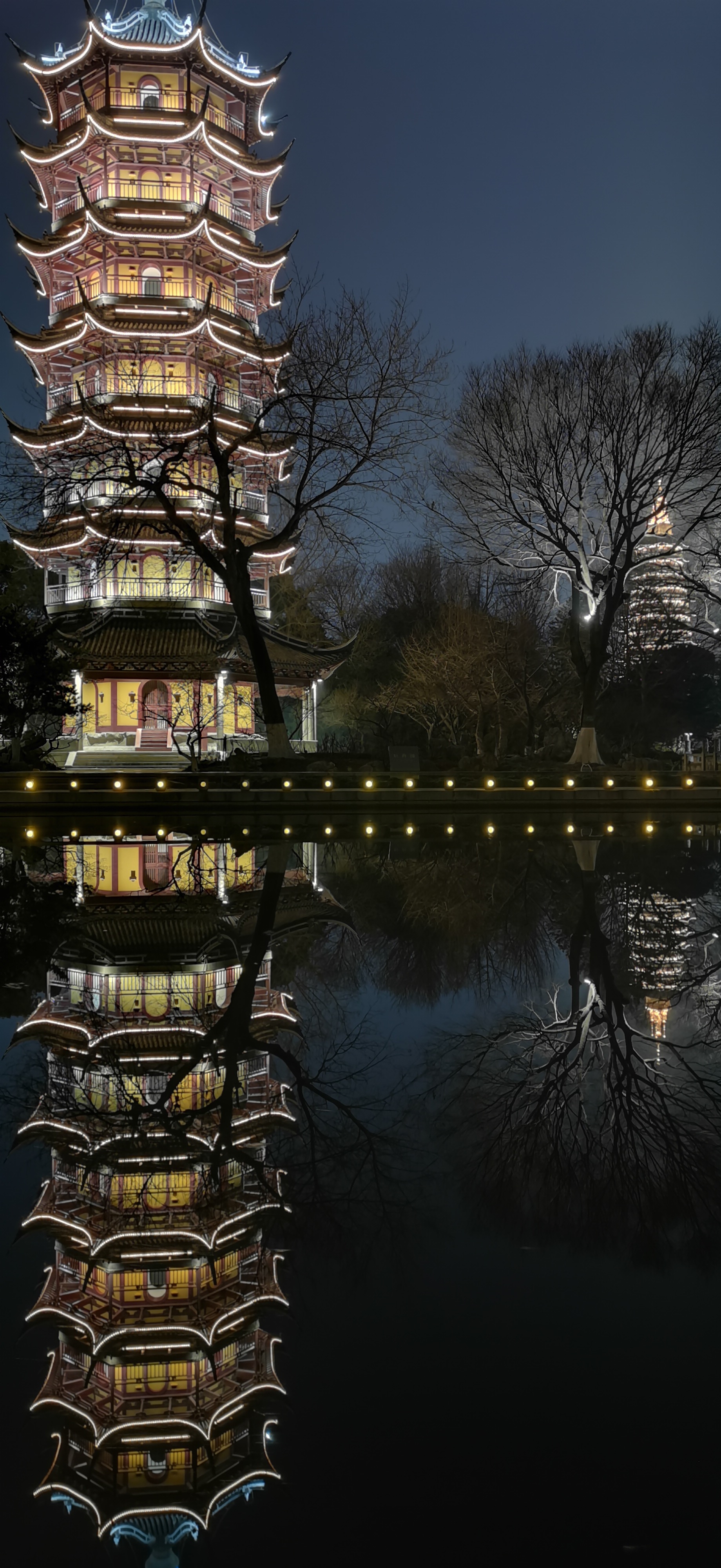 今夜常州美回了延陵,献上红梅公园天宁寺夜景影集|龙城茶座-化龙巷